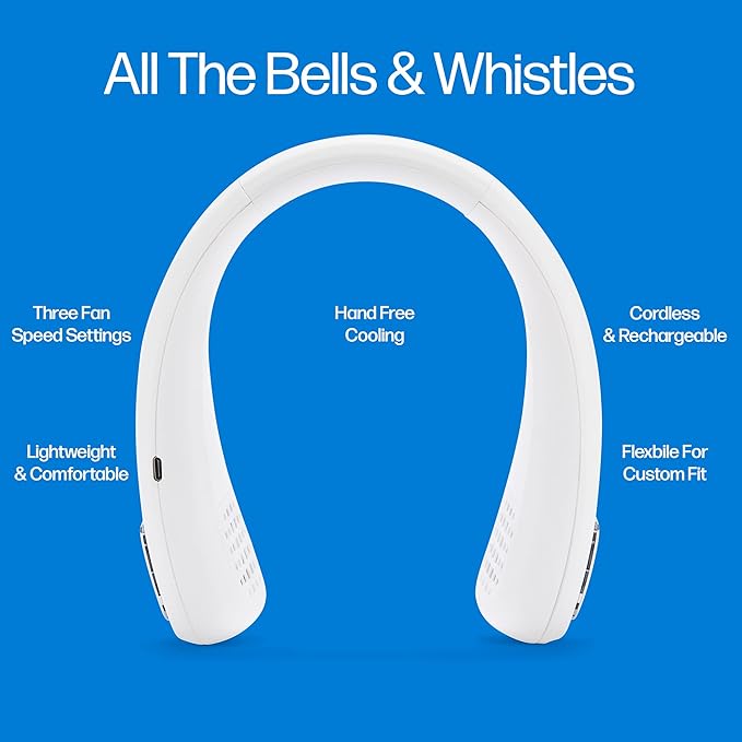 Wearable Neck Fan & Air Purifier