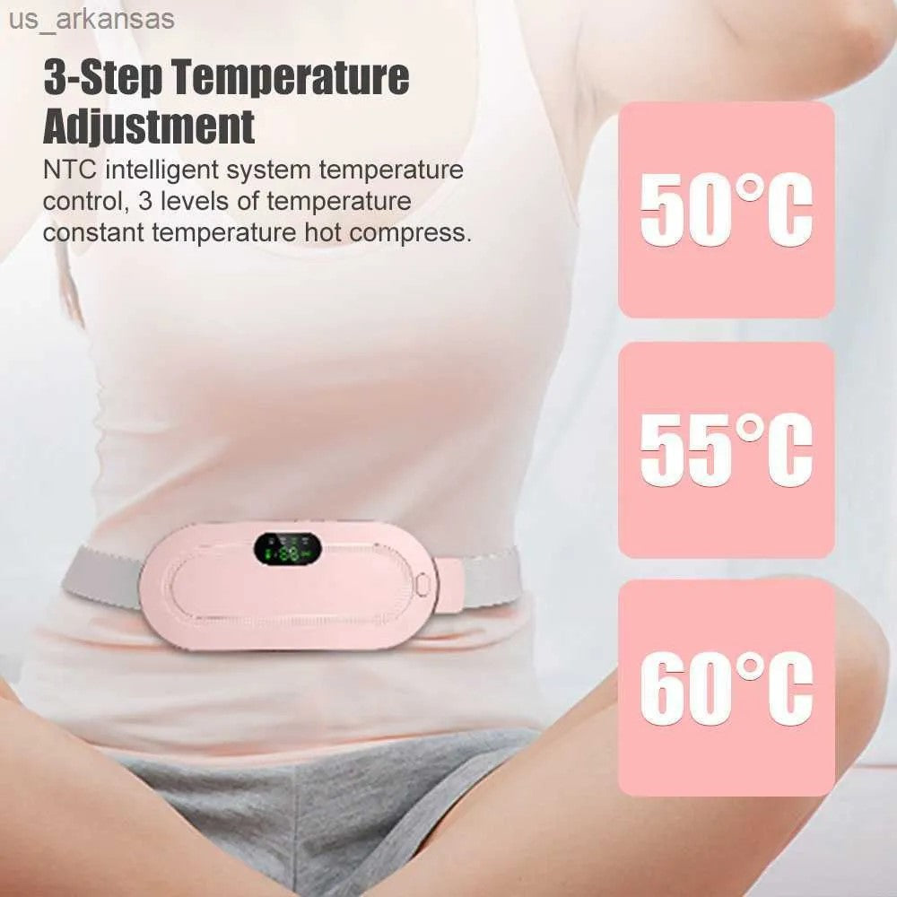 Digital Period Heating Pad & Vibrating Belt | 3 Heat Levels