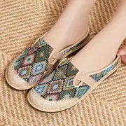 Geometric Print Shoes Women