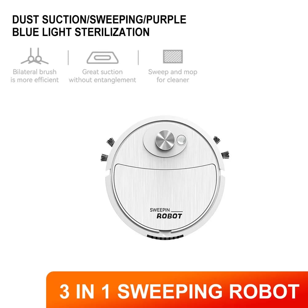 Portable Mini Wireless Automatic Sweeping Robot Mopping Rechargeable
