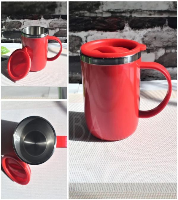 Stainless Steel Hot Cold Coffee Mug With Air Tight Lid