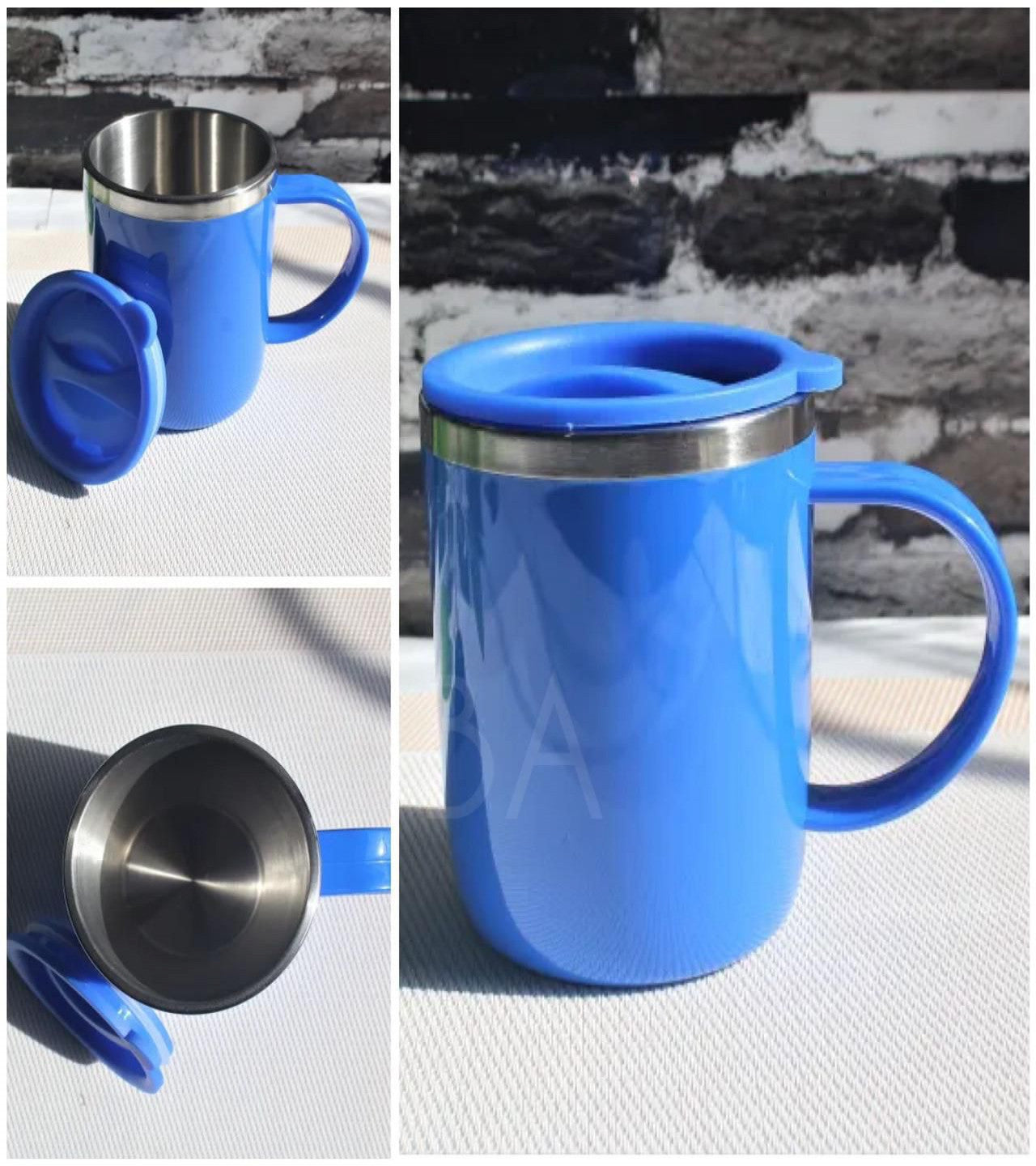 Stainless Steel Hot Cold Coffee Mug With Air Tight Lid