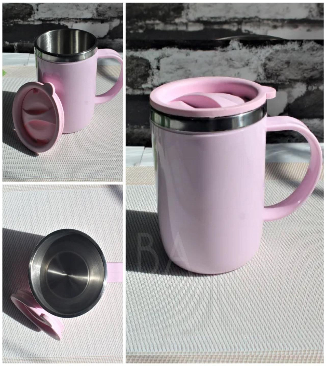 Stainless Steel Hot Cold Coffee Mug With Air Tight Lid