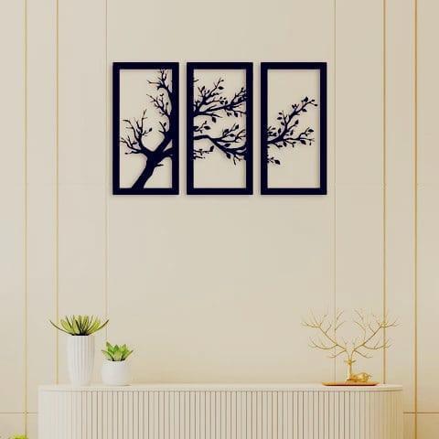 Multicolor Tree Design Wall Art