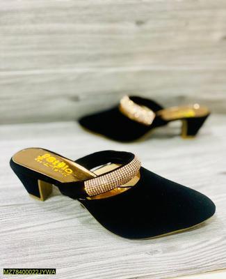 Women's Velvet Wedge Heels