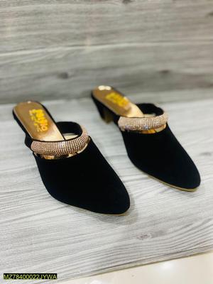 Women's Velvet Wedge Heels