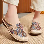 Geometric Print Shoes Women