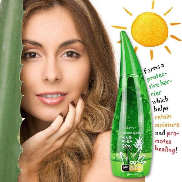 Wokali Aloe Vera Gel Soothing Acne Face Skin Cream Moisturizing