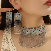 necklace earring set lady travel auction accessories
