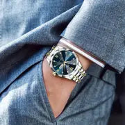 Luxury Business Style Men's Stainless Steel Watch