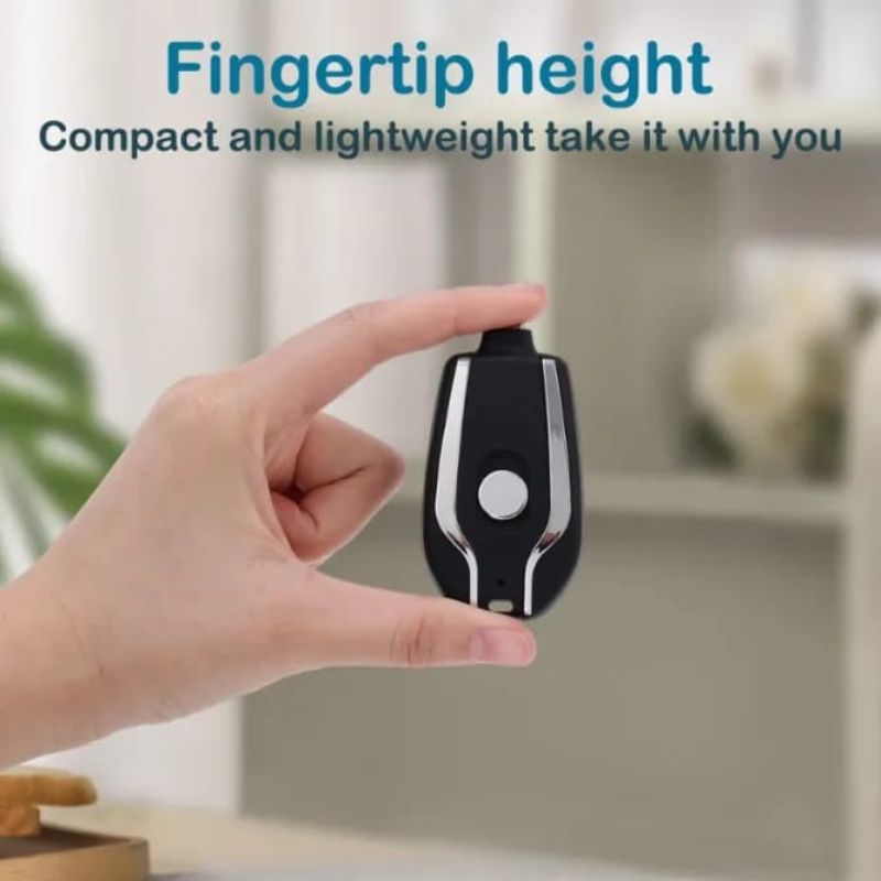 Mini Keychain Power Bank Emergency Charger for Phones