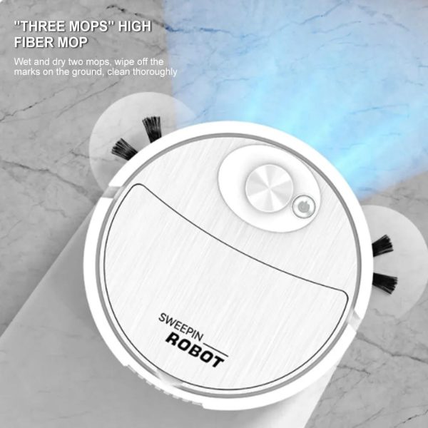 Portable Mini Wireless Automatic Sweeping Robot Mopping Rechargeable