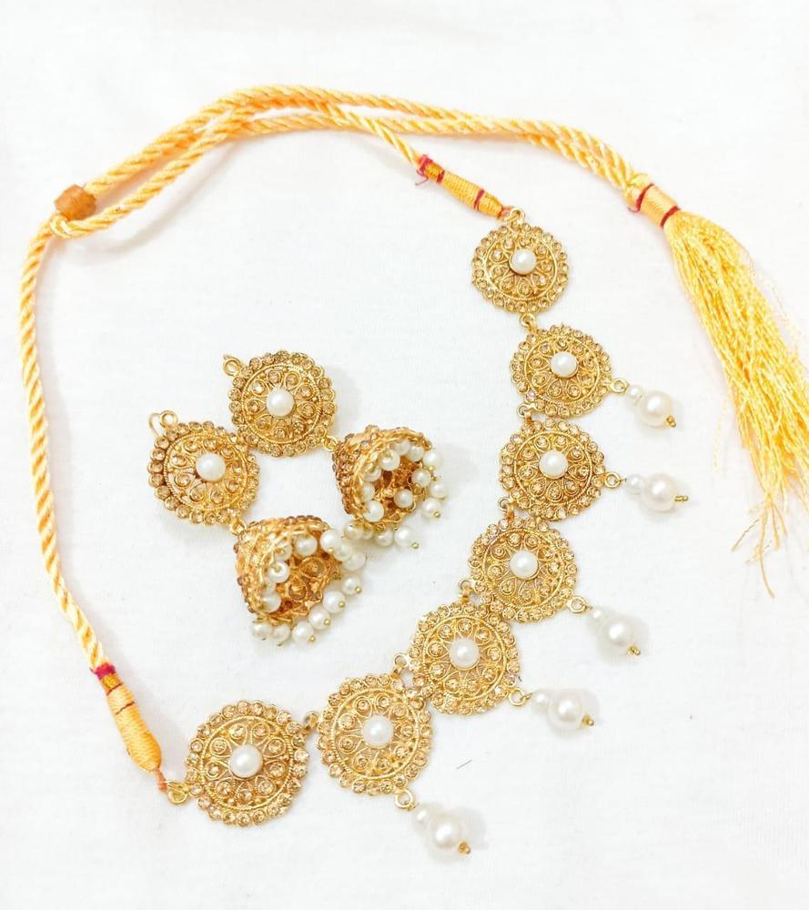 Artificial Stones Fancy Choker Set