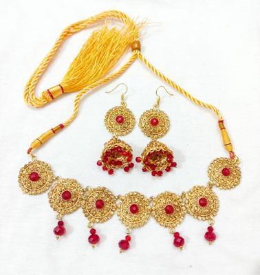 Artificial Stones Fancy Choker Set