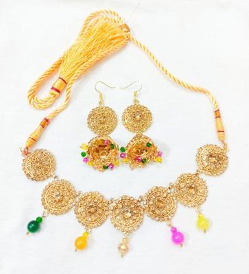 Artificial Stones Fancy Choker Set