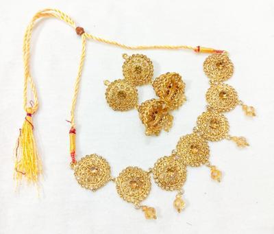 Artificial Stones Fancy Choker Set