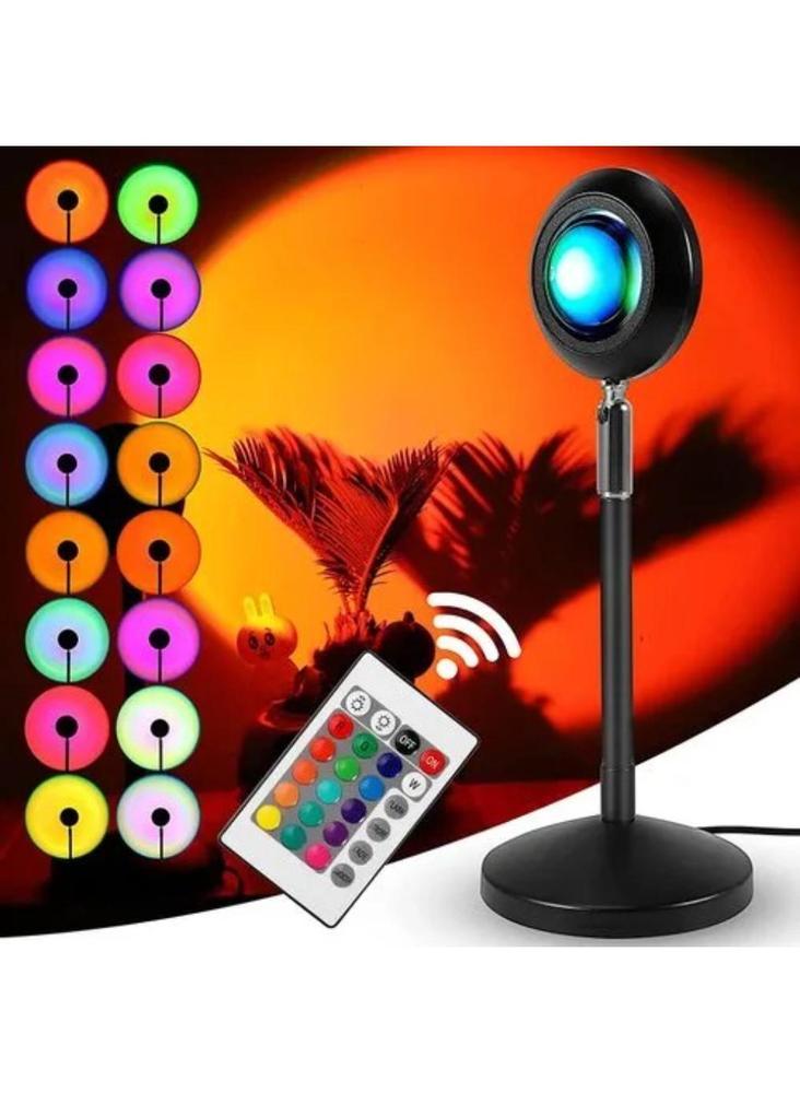 16 Colors RGB Sunset Projection Lamp
