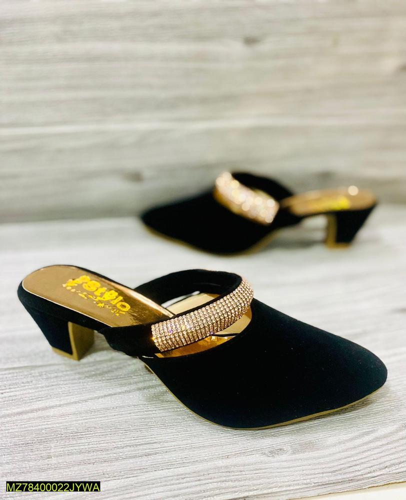 Women's Velvet Wedge Heels