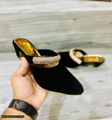 Women's Velvet Wedge Heels