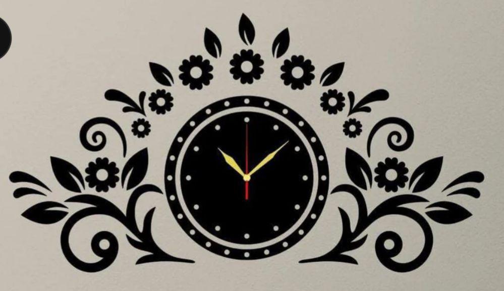 Beautiful Calligraphy Modern Design Quartz Analogue Wall Clock