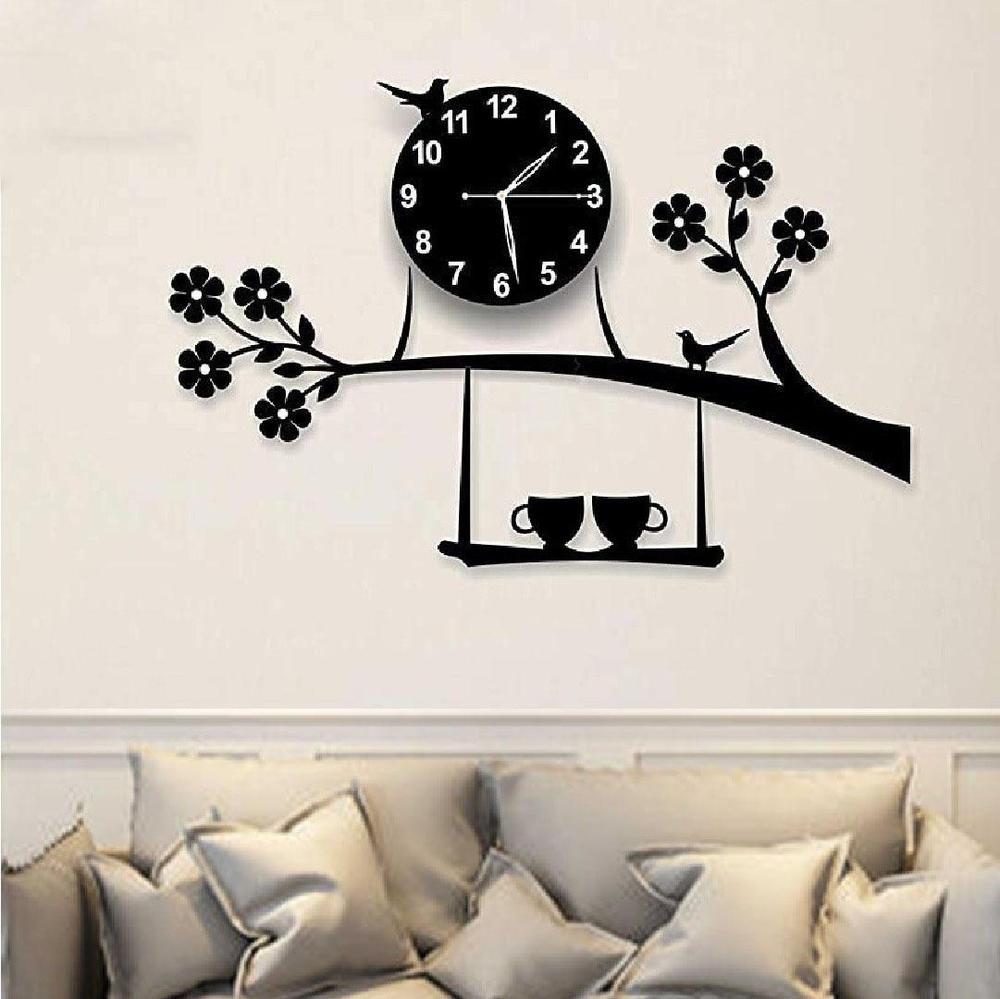 Beautiful Calligraphy Modern Design Quartz Analogue Wall Clock