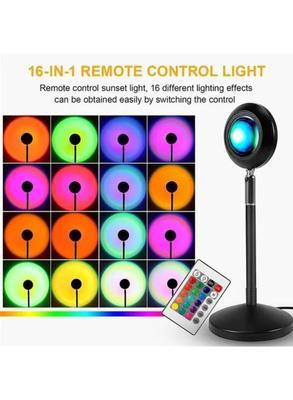 16 Colors RGB Sunset Projection Lamp
