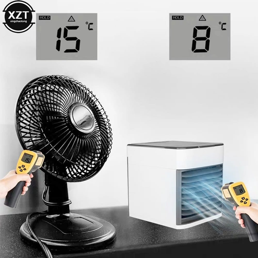 Mini Air Conditioning Cooling Fan Multi-function Usb
