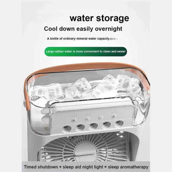 Portable Air Conditioner Fan  Usb Electric Fan With Led Night Light